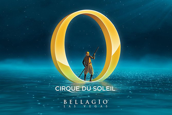 Espectáculo acuático Cirque du Soleil - "O" en el Bellagio Hotel y Casino, un mundo de fantasía y maravilla en Las Vegas.
